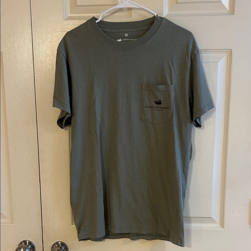 Southern Marsh Men's Olive Short Sleeve Tee